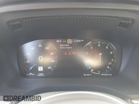 2018 Volvo XC60 Momentum with VIN LYVA22RK3JB117199, listed as a Copart auction lot 60888465 with 56,999 mi miles and Salvage title. Bid and sale history available at DreamBid. Image 9.