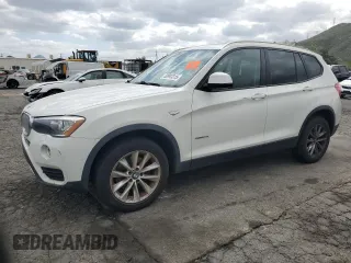 2017 BMW X3 sDrive28i with VIN 5UXWZ7C35H0X41995, listed as a Copart auction lot 50993315 with 104,319 mi miles and Clean Title. Bid and sale history available at carsss.com. Image 1.