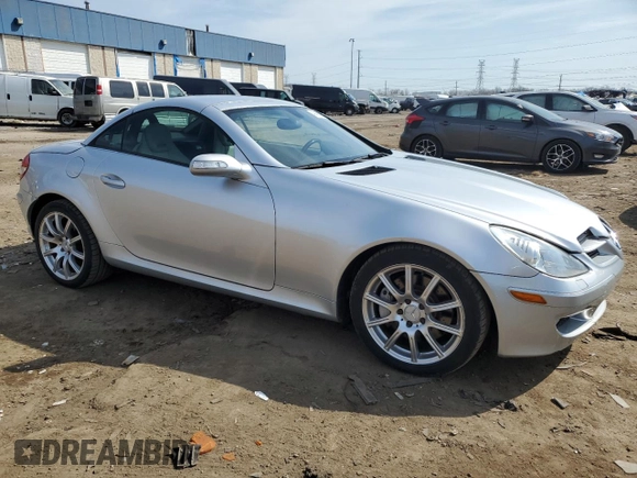 2005 Mercedes-Benz SLK 230/320 with VIN WDBWK56F35F040539, listed as a Copart auction lot 49405975 with 72,074 mi miles and Clean title. Bid and sale history available at DreamBid. Image 4.