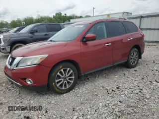 2016 Nissan Pathfinder SV with VIN 5N1AR2MM9GC662053, listed as a Copart auction lot 55473025 with 161,150 mi miles and Salvage title. Bid and sale history available at DreamBid. Image 1.