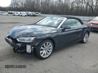 2018 Audi A5 Cabriolet Premium Plus z VIN WAUYNGF56JN002370, wystawiony jako Copart lot #50492965 z przebiegiem 38 637 mil mil oraz Szkoda całkowita • Salvage title. Historia ofert i sprzedaży dostępna na DreamBid. Obrazek 1.