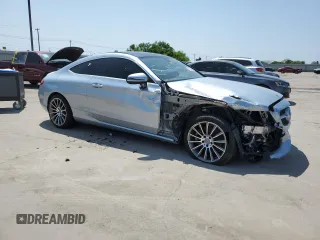 2018 Mercedes-Benz C 300 with VIN WDDWJ4JB3JF628105, listed as a Copart auction lot 51388365 with Not provided miles and Clean title. Bid and sale history available at DreamBid. Image 4.