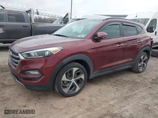 2016 Hyundai Tucson Eco with VIN KM8J3CA26GU179785, listed as a IAAI auction lot 41697664 with 110,975 mi miles. Bid and sale history available at carsss.com. Image 17.