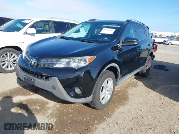 2013 Toyota RAV4 LE with VIN 2T3ZFREV9DW060424, listed as a IAAI auction lot 41721107 with 107,132 mi miles. Bid and sale history available at carsss.com. Image 2.