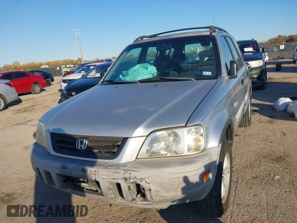 1999 Honda CR-V LX with VIN JHLRD284XXC019021, listed as a IAAI auction lot 41031098 with 204,206 mi miles. Bid and sale history available at carsss.com. Image 17.