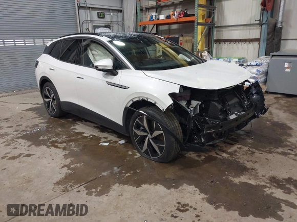 2023 Volkswagen ID.4 Pro with VIN 1V2VMPE8XPC032737, listed as a IAAI auction lot 41207890 with 17,158 mi miles and . Bid and sale history available at DreamBid. Image 1.