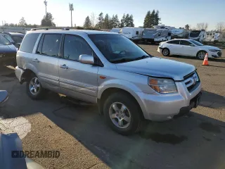 2008 Honda Pilot EX-L with VIN 5FNYF28778B030544, listed as a Copart auction lot 81958524 with 155,947 mi miles and Salvage Title. Bid and sale history available at DreamBid. Image 4.