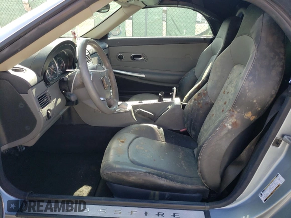 2007 Chrysler Crossfire Limited с VIN 1C3LN65L87X074129, выставлен на аукционе Copart как лот 80004184 с пробегом Не указан миль и Списание • Salvage title. История ставок и продаж доступна на DreamBid. Изображение 7.