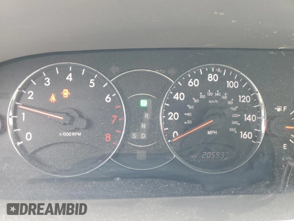 2006 Toyota Avalon XL with VIN 4T1BK36B26U063014, listed as a Copart auction lot 59757285 with 205,937 mi miles and Salvage title. Bid and sale history available at DreamBid. Image 9.