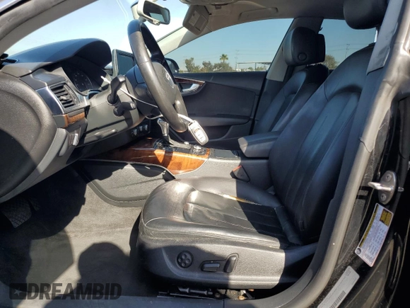 2012 Audi A7 3.0 Premium Plus with VIN WAUYGAFC6CN078552, listed as a Copart auction lot 50018925 with 156,055 mi miles and Salvage Title. Bid and sale history available at carsss.com. Image 7.