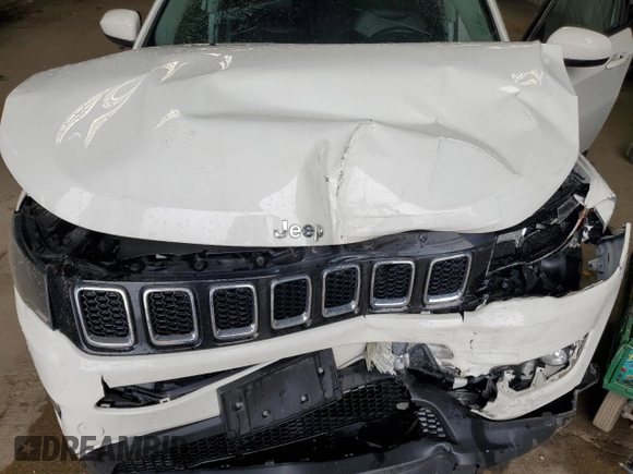 2021 Jeep Compass Altitude with VIN 3C4NJDBB4MT520798, listed as a Copart auction lot 58846915 with 51,819 mi miles and Non repairable. Bid and sale history available at DreamBid. Image 12.