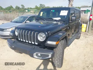 2021 Jeep Wrangler Unlimited Sahara with VIN 1C4HJXEG3MW536507, listed as a IAAI auction lot 41601893 with 51,214 mi miles and . Bid and sale history available at DreamBid. Image 17.