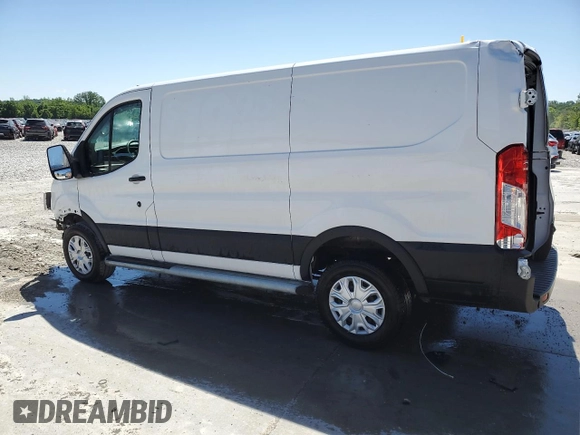 2024 Ford Transit Cargo with VIN 1FTBR1Y89RKA87655, listed as a Copart auction lot 57893955 with 11,044 mi miles and Salvage title. Bid and sale history available at DreamBid. Image 2.