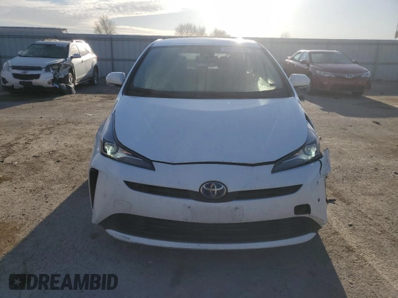 2020 Toyota Prius L Eco with VIN JTDKARFU0L3106035, listed as a Copart auction lot 50264895 with 117,156 mi miles and Salvage Title. Bid and sale history available at DreamBid. Image 5.