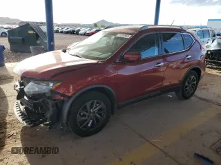 2016 Nissan Rogue SV with VIN KNMAT2MT9GP708518, listed as a Copart auction lot 51318855 with 102,800 mi miles and Salvage Title. Bid and sale history available at DreamBid. Image 1.