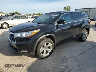 2015 Toyota Highlander Hybrid Limited with VIN 5TDDCRFH1FS012013, listed as a Copart auction lot 58485304 with 186,179 mi miles and Salvage Title. Bid and sale history available at carsss.com. Image 1.