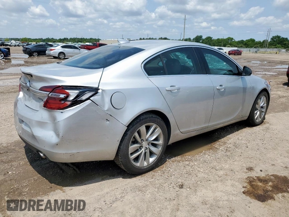2017 Buick Regal Premium II with VIN 2G4GR5GX2H9103230, listed as a Copart auction lot 58803025 with 104,643 mi miles and Salvage title. Bid and sale history available at DreamBid. Image 3.
