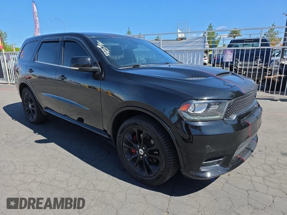 2019 Dodge Durango R/T with VIN 1C4SDHCT9KC691032, listed as a Copart auction lot 57276705 with 74,912 mi miles and Salvage title. Bid and sale history available at DreamBid. Image 1.