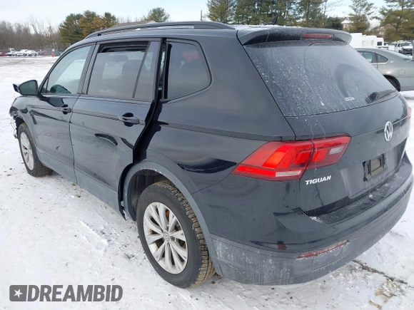 2020 Volkswagen Tiguan S with VIN 3VV0B7AXXLM080652, listed as a IAAI auction lot 41379678 with 46,330 mi miles and . Bid and sale history available at DreamBid. Image 3.