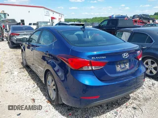 2015 Hyundai Elantra SE with VIN 5NPDH4AE7FH592603, listed as a IAAI auction lot 42155612 with 128,251 mi miles and . Bid and sale history available at DreamBid. Image 3.
