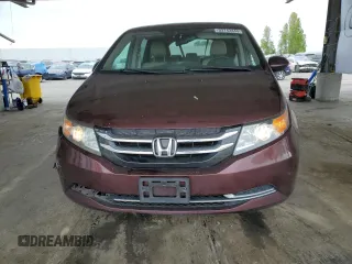 2014 Honda Odyssey EX-L with VIN 5FNRL5H66EB062435, listed as a Copart auction lot 53743445 with 103,849 mi miles and Salvage Title. Bid and sale history available at DreamBid. Image 5.