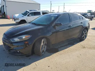 2015 Dodge Dart GT with VIN 1C3CDFEB4FD421675, listed as a Copart auction lot 47302035 with 111,212 mi miles and Salvage Title. Bid and sale history available at carsss.com. Image 1.