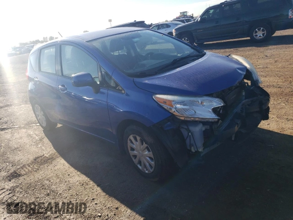 2014 Nissan Note S with VIN 3N1CE2CP3EL430248, listed as a Copart auction lot 45456585 with 61,270 mi miles and Non repairable. Bid and sale history available at DreamBid. Image 4.