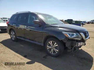 2019 Nissan Pathfinder Platinum with VIN 5N1DR2MM6KC623412, listed as a Copart auction lot 52782235 with 100,151 mi miles and Salvage title. Bid and sale history available at DreamBid. Image 4.