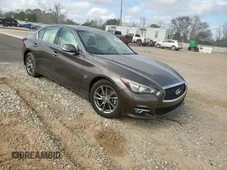 2017 Infiniti Q50 Signature Edition with VIN JN1EV7AP0HM739324, listed as a Copart auction lot 43063345 with 124,406 mi miles and Salvage Title. Bid and sale history available at DreamBid. Image 11.