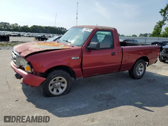 2009 Ford Ranger XL with VIN 1FTYR10D69PA48091, listed as a Copart auction lot 57859715 with 155,087 mi miles and Salvage title. Bid and sale history available at DreamBid. Image 1.