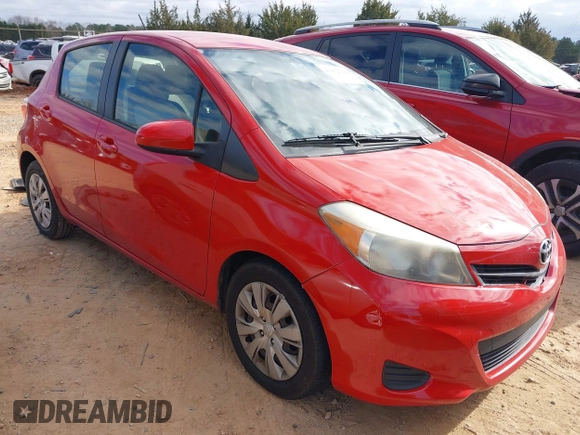 2013 Toyota Yaris L with VIN JTDKTUD39DD548573, listed as a IAAI auction lot 41152564 with 158,510 mi miles. Bid and sale history available at carsss.com. Image 1.