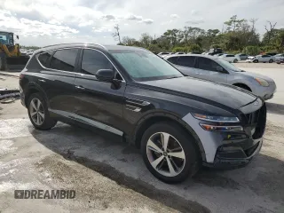 2021 Genesis GV80 with VIN KMUHB4SB1MU062943, listed as a Copart auction lot 82131414 with 36,805 mi miles and Non repairable. Bid and sale history available at DreamBid. Image 4.