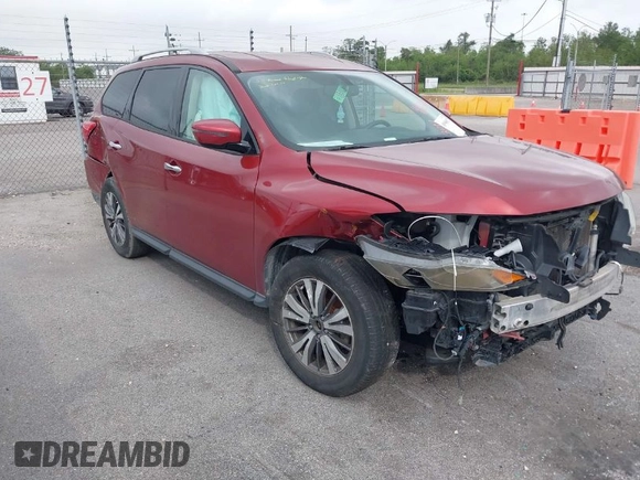2017 Nissan Pathfinder S with VIN 5N1DR2MNXHC696400, listed as a IAAI auction lot 41968662 with 129,107 mi miles and . Bid and sale history available at DreamBid. Image 1.