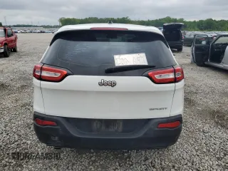 2016 Jeep Cherokee Sport with VIN 1C4PJLAB3GW230202, listed as a Copart auction lot 55849105 with 89,341 mi miles and Salvage title. Bid and sale history available at DreamBid. Image 6.