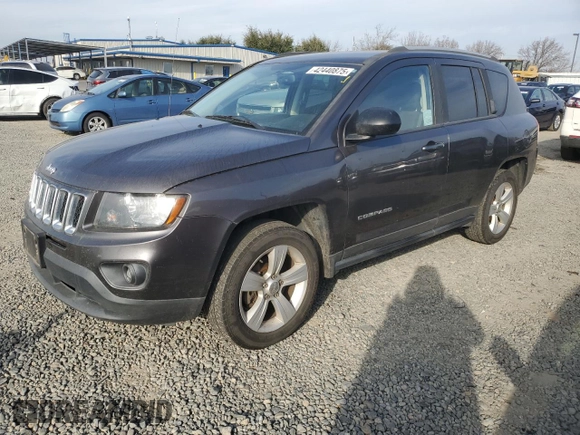 2016 Jeep Compass 75th Anniversary with VIN 1C4NJCBB4GD678224, listed as a Copart auction lot 42440875 with 167,050 mi miles and Salvage Title. Bid and sale history available at carsss.com. Image 1.