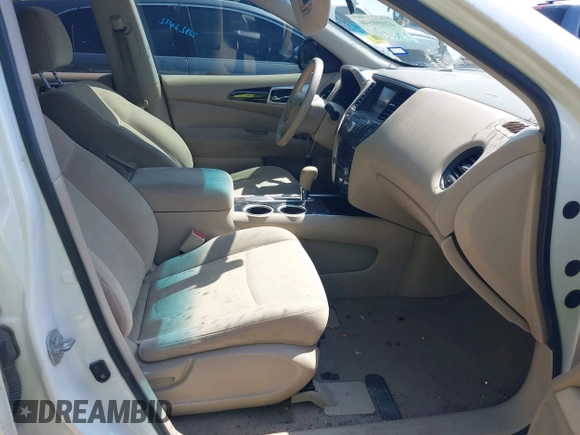 2015 Nissan Pathfinder S with VIN 5N1AR2MN7FC613554, listed as a IAAI auction lot 42050540 with 204,211 mi miles and . Bid and sale history available at DreamBid. Image 5.