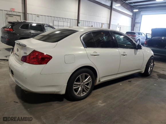 2012 Infiniti G37 Sedan x with VIN JN1CV6AR2CM681972, listed as a Copart auction lot 46988025 with 197,030 mi miles and Salvage Title. Bid and sale history available at carsss.com. Image 3.