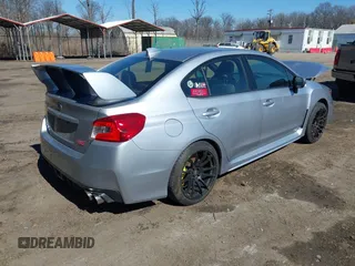 2019 Subaru WRX STI with VIN JF1VA2S69K9809971, listed as a IAAI auction lot 41683787 with 119,591 mi miles. Bid and sale history available at carsss.com. Image 4.