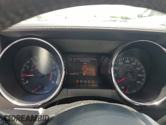 2017 Ford Mustang V6 with VIN 1FA6P8AM4H5276319, listed as a Copart auction lot 60486475 with 79,286 mi miles and Salvage title. Bid and sale history available at DreamBid. Image 9.