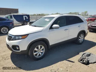 2013 Kia Sorento LX with VIN 5XYKT4A60DG418195, listed as a Copart auction lot 53351945 with 183,902 mi miles and Clean Title. Bid and sale history available at carsss.com. Image 1.