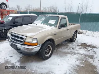 1999 Ford Ranger XL with VIN 1FTYR10V4XUB79205, listed as a IAAI auction lot 41311729 with 160,635 mi miles. Bid and sale history available at carsss.com. Image 2.
