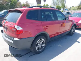 2004 BMW X3 3.0i with VIN WBXPA93454WA65823, listed as a IAAI auction lot 42058075 with 147,023 mi miles. Bid and sale history available at carsss.com. Image 4.