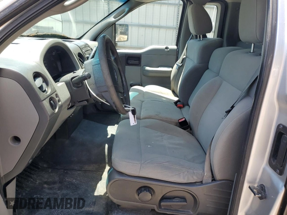 2008 Ford F-150 XL with VIN 1FTVF12548KD52338, listed as a Copart auction lot 57635795 with 115,221 mi miles and Salvage title. Bid and sale history available at DreamBid. Image 7.