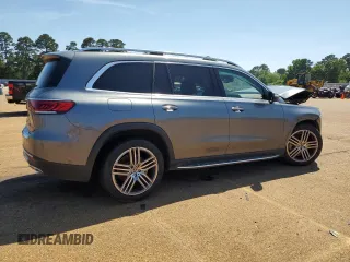 2021 Mercedes-Benz GLS 450 with VIN 4JGFF5KE1MA472444, listed as a Copart auction lot 50698214 with 47,947 mi miles and . Bid and sale history available at DreamBid. Image 3.