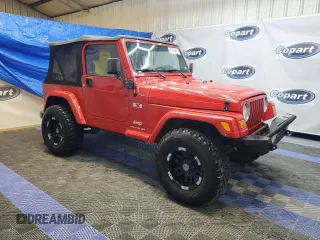 2003 Jeep Wrangler X with VIN 1J4FA39S93P307797, listed as a Copart auction lot 45927855 with 59,914 mi miles and Clean Title. Bid and sale history available at carsss.com. Image 4.