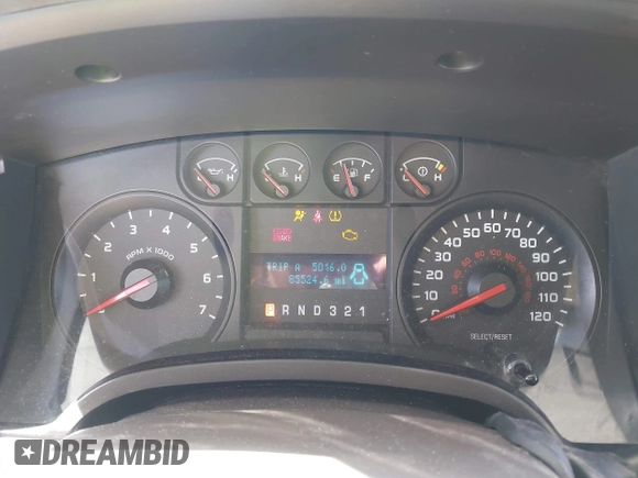 2010 Ford F-150 XL with VIN 1FTEX1C84AFC75927, listed as a IAAI auction lot 41914987 with 85,524 mi miles. Bid and sale history available at carsss.com. Image 7.