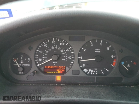 1997 BMW 3 Series 328iA with VIN WBACD4329VAV48468, listed as a Copart auction lot 54053965 with 143,564 mi miles and Clean Title. Bid and sale history available at carsss.com. Image 9.