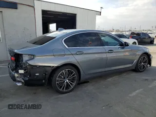 2023 BMW 5 Series 530e with VIN WBA13AG02PCL93920, listed as a Copart auction lot 43456315 with 14,769 mi miles and Salvage title. Bid and sale history available at DreamBid. Image 3.