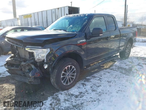 2020 Ford F-150 XL with VIN 1FTEX1EP8LFC19769, listed as a IAAI auction lot 41275336 with 61,898 mi miles. Bid and sale history available at carsss.com. Image 16.