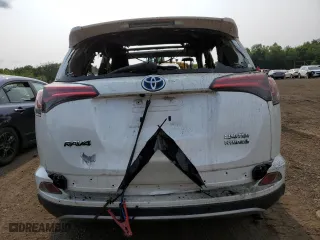 2017 Toyota RAV4 Hybrid Limited with VIN JTMDJREV4HD145943, listed as a Copart auction lot 67702584 with 0 mi miles and Non Repairable. Bid and sale history available at carsss.com. Image 6.